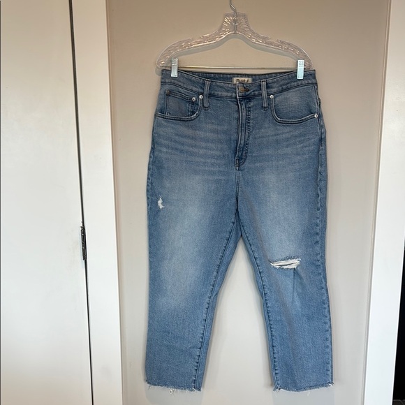 Madewell Denim - Madewell Blue Curvy Girl Cropped Ankle Jeans 31 Petite